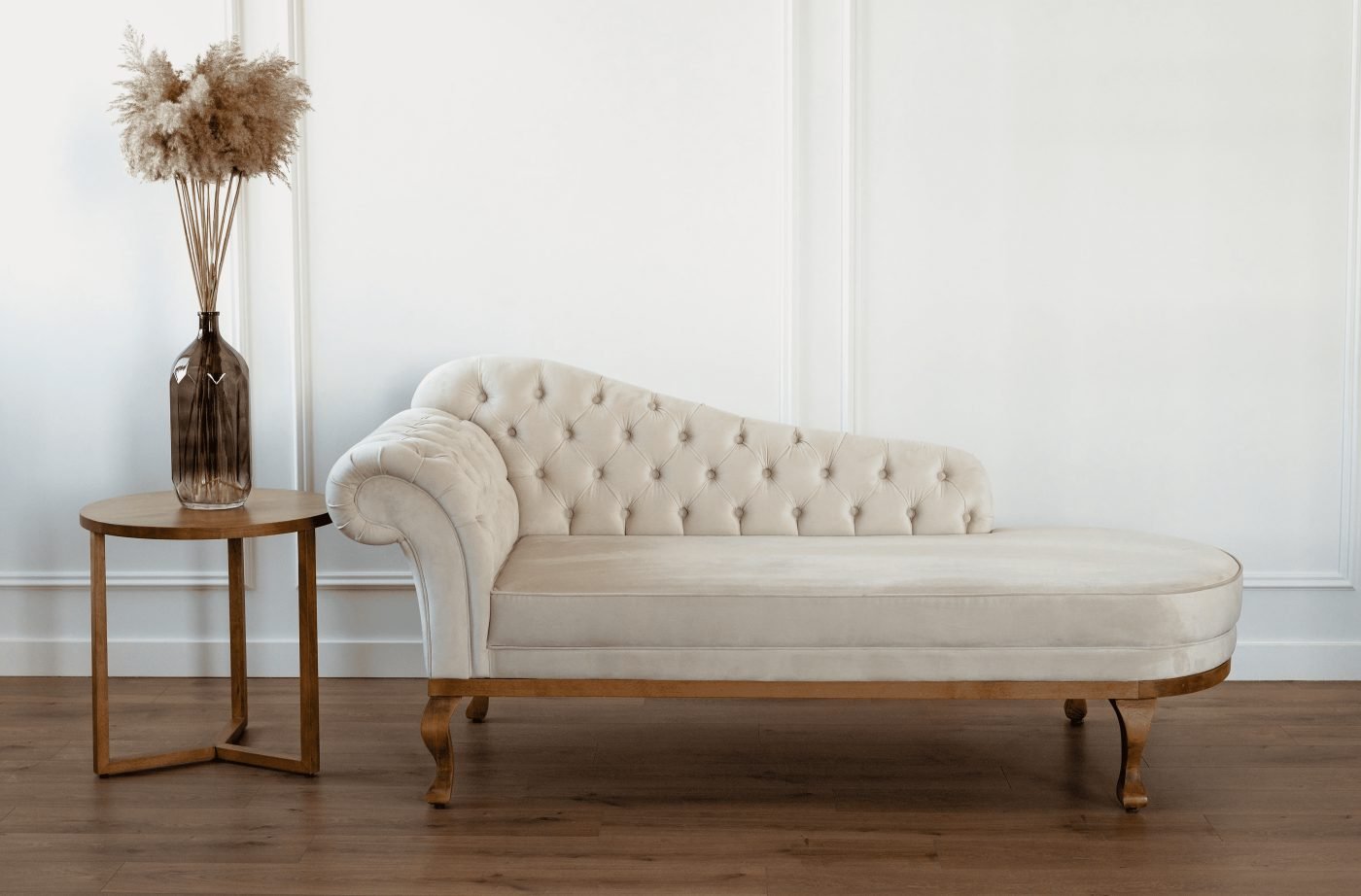 Chaise longue clássica restaurada